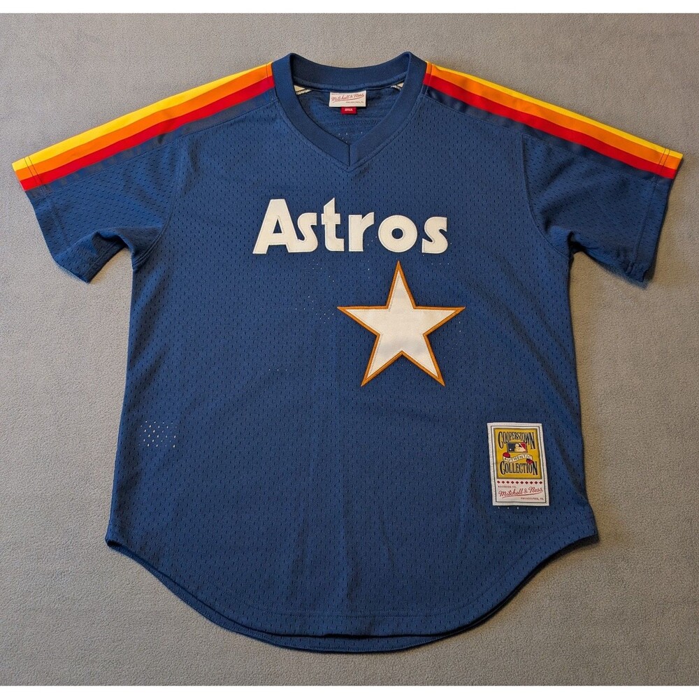 Mitchell & Ness Nolan Ryan #34 Astros 1988 Batting Practice Jersey 40 Medium